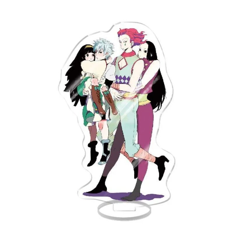 Hot Anime Hunter X Hunter Series Acrylic Stand Cartoon Character Gon Killua Creativity HD Printed Acrylic Stand Desktop Toy Gift - view 2