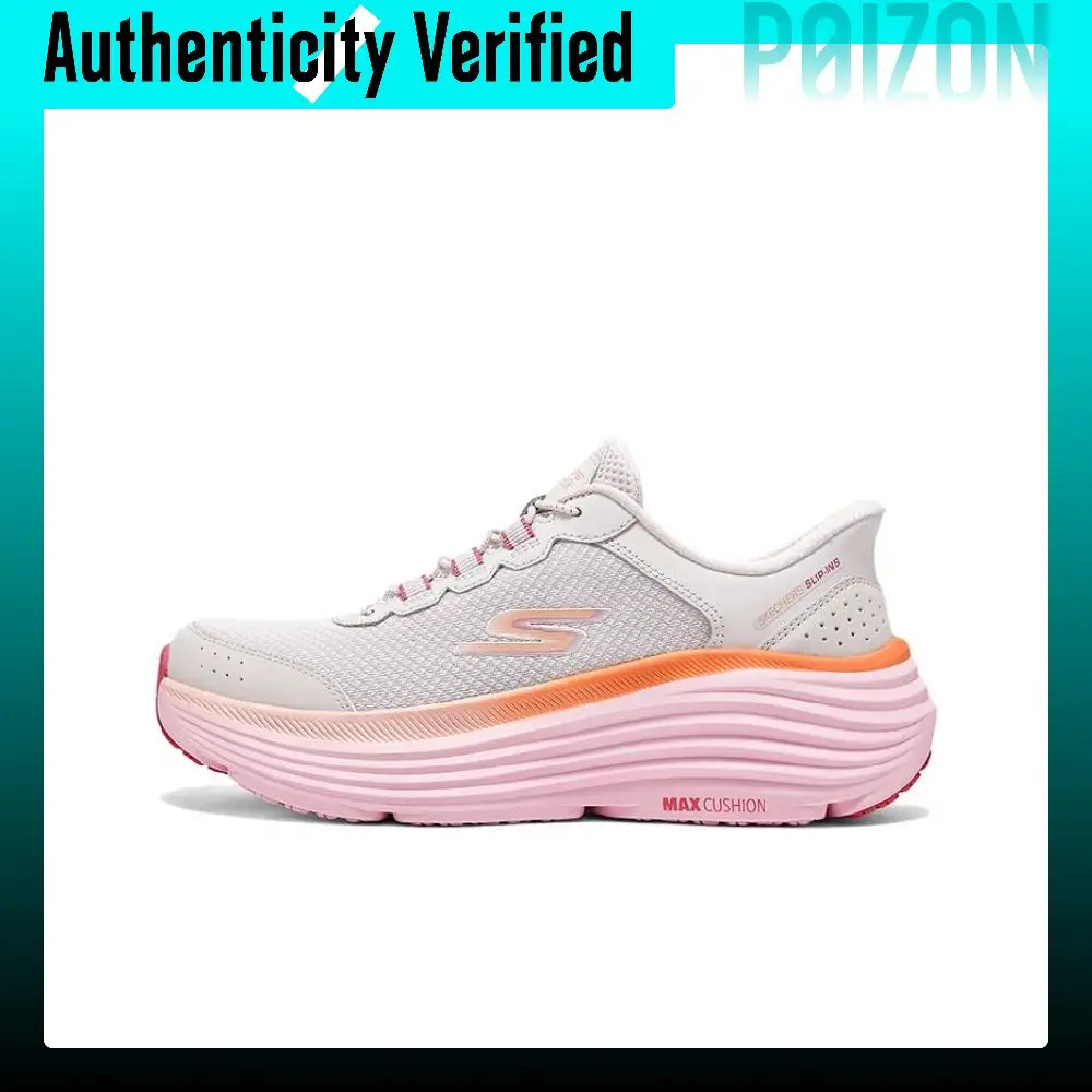 Skechers Slip ins Abrasion Resistant Abrasion Resistant Low top Casual City Commuting Running Shoes Women's Pink 129474-LTPK