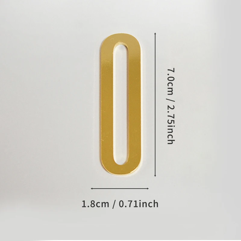 Goldene selbstklebende Hausnummern aus Metall mit englischen Alphabet-Buchstaben für Wohnung, Zimmer, Tür, Tisch, Briefkasten, Zahlenaufkleber, 7 cm – Detail 21