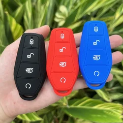 Custodia protettiva per chiave auto in silicone per BYD Han Ev Tang Dm/Qin PLUS/Song Pro/MAX/Yuan Dolphin Buckle Key Shell Accessori auto