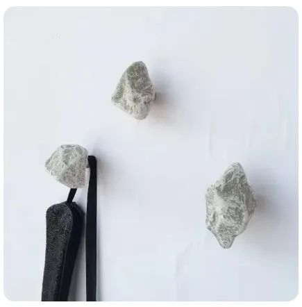 

Набор из 2/3/4 настенных вешалок в форме булыжника для домашнего декора, деревянные крючки для ключей, пальто, шарфов, шляп, сумок