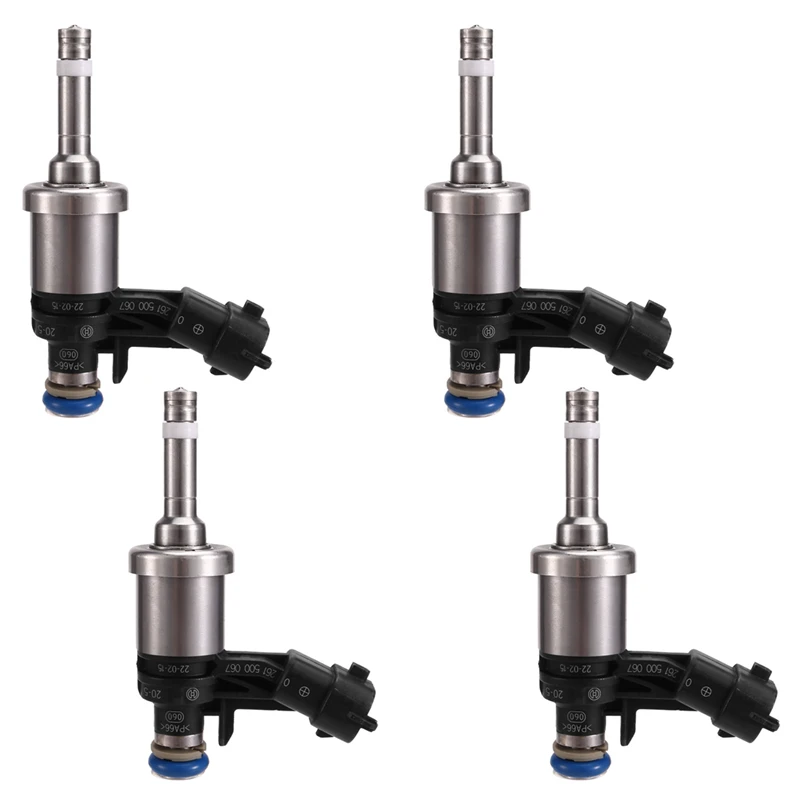 4PCS 0261500067 55213612 Fuel Injector Fit For Alfa Romeo 159 BRERA GIULIETTA 1.8 Tbi LANCIA DELTA MK3 1.8 2009-2018