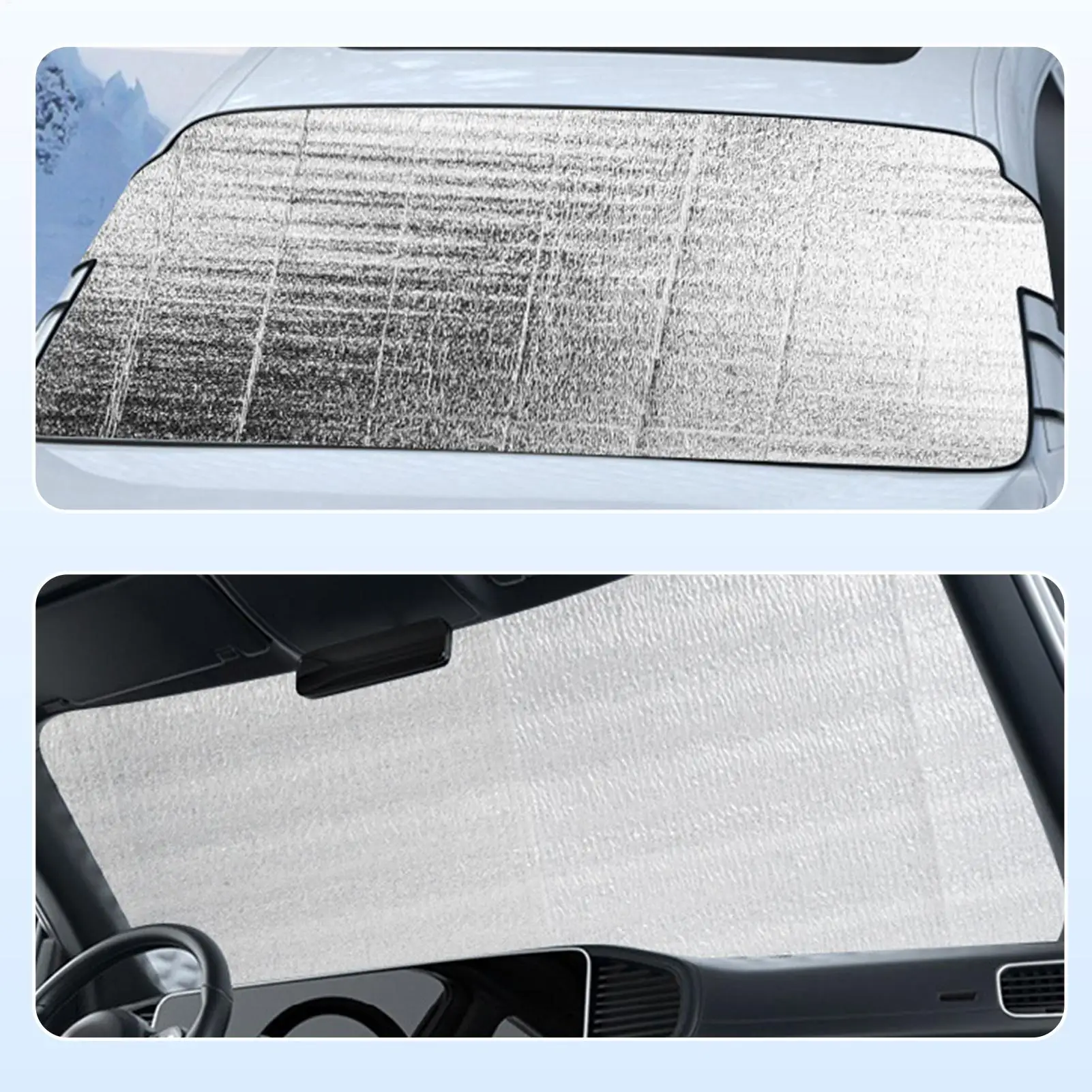 1Pcs Auto Windscreen Shield Universal Car Windshield Snow Cover Frost Ice Rain & Sun Protector for Cars Accessories