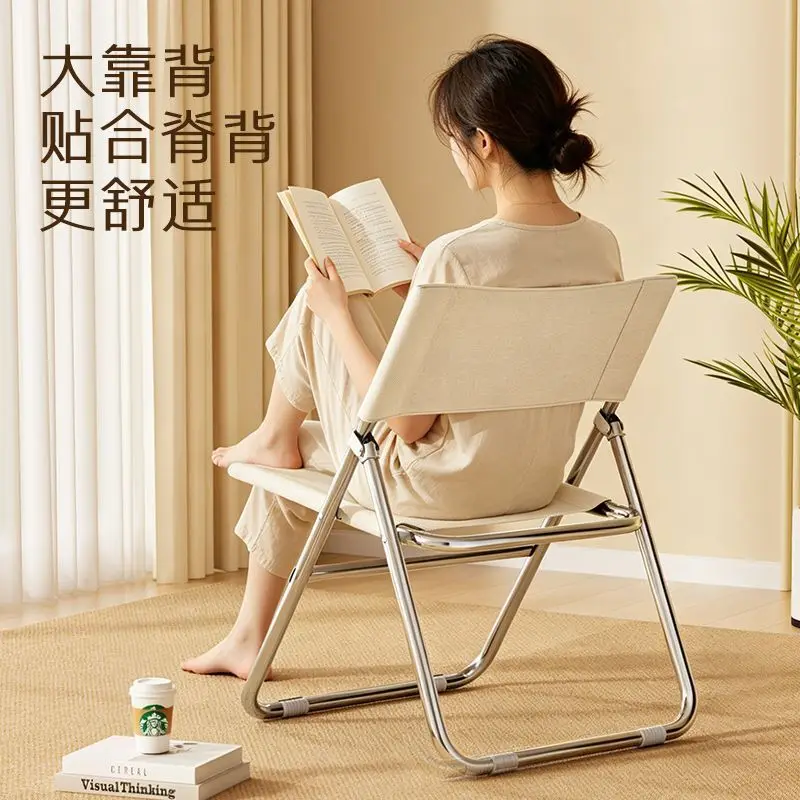 Folding Chair Outdoor Portable Camping Household Balcony Leisure Night Market Stall Special Stool