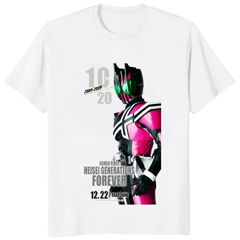 Kamen Rider Decade W OOO Graphic Printed Tokusatsu Fans T Shirt Summer Casual Cool Man Tshirt Harajuku Streetwear Hipster Tees