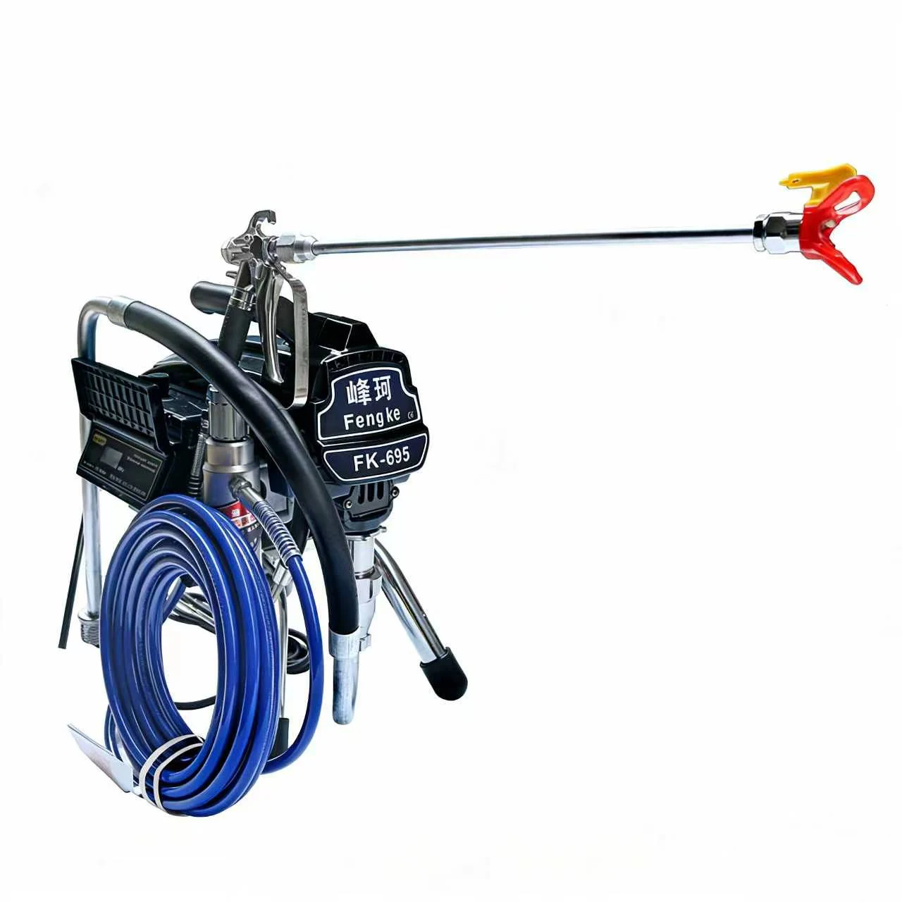 Pistola de Pulverización Profesional sin Aire, Pulverizador de Pintura, Máquina para Pintar, Herramienta de 2800W y 2,8 L, 695