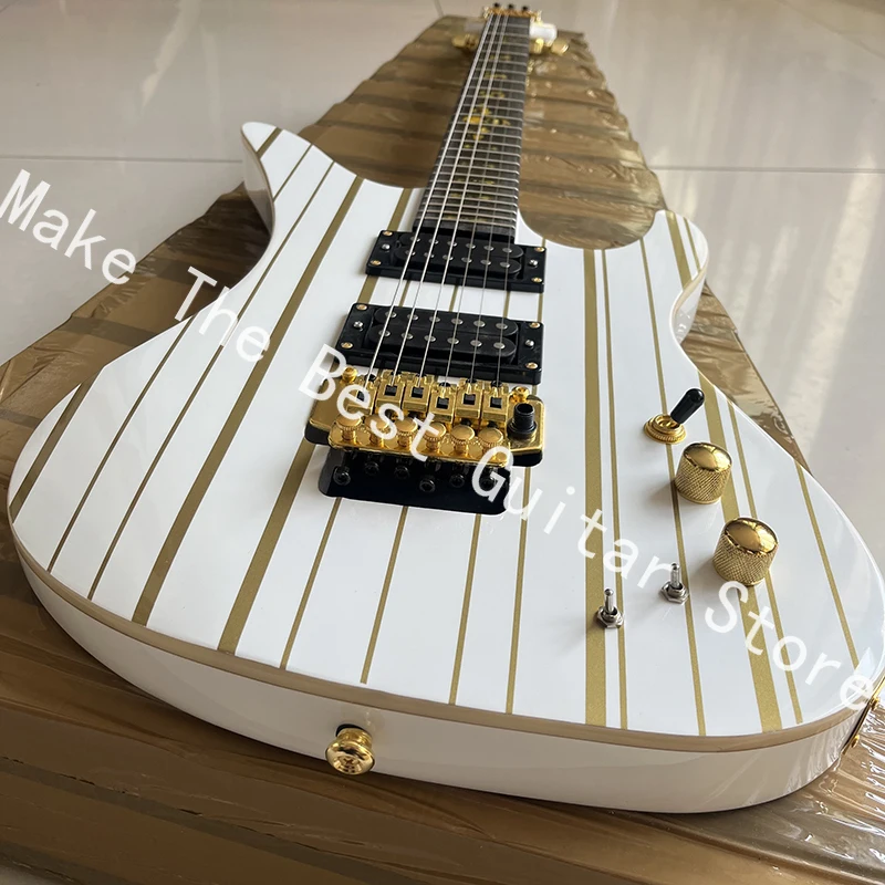 

Irregular electric guitar, professional 24 tone fingerboard, quality assurance, fast delivery.