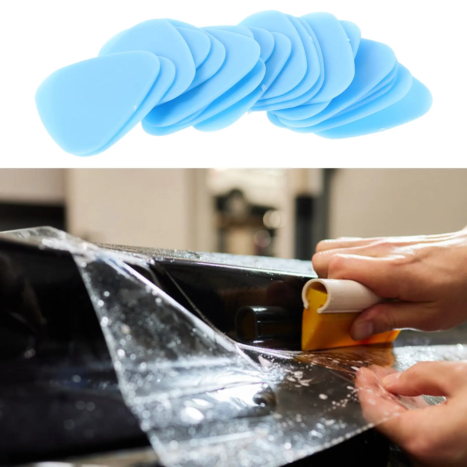 20Pcs Automotive Film Tool Set Die Cut Cushion Pads Car Window Tint Kit Scratch Protection Glass Safety Utility Knife Compatible