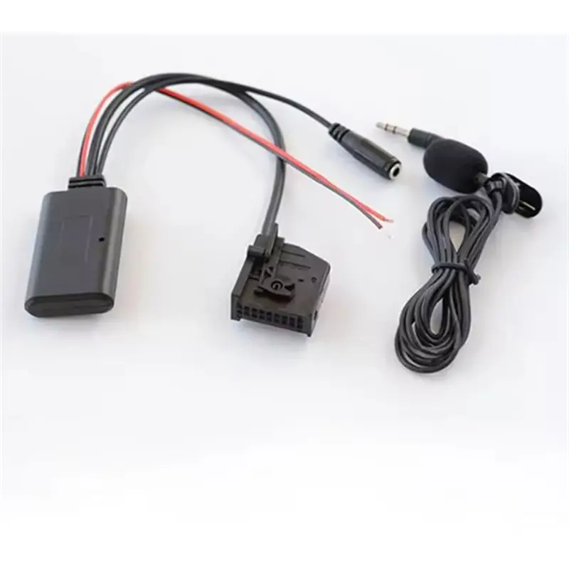 Car Handsfree Calling Cable Bluetooth Music Receiver Aux Adapter Mic For Mercedes Benz Comand 2.0 APS W203 W209 W211-A02G
