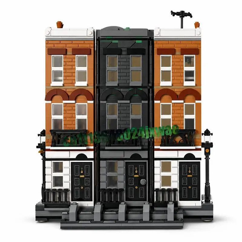 Конструктор MOC «Улица Гриммалд Плейс» из 1086 деталей, модульная модель, архитектурный пазл, сборная конструкция, подарки для коллекционеров