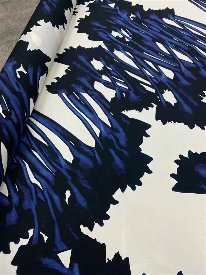 30 Mmi Heavy Elastic Silk Fabric Fashion Light Luxury Advanced Custom Clothing Clothing Fabric Door Width 1.08 Meters Charmeuse