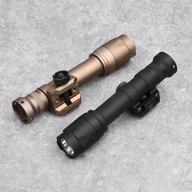 Airsoft SF Tactical Flashlight M300 M600 M600C Scout Light Momentary Pressure Switch 600 Lumen Hunting Weapon Gun Light Torch