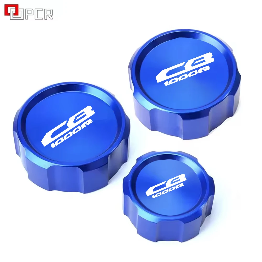 For HONDA CB1000R 2009-2016 CB 1000R CB1000 R Motorcycle CNC Front & Rear Brake Fluid Cylinder Master Reservoir Cover Cap