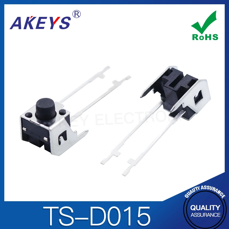 10pcs TS-D015 bracket touch switch 6.2 * 6.2 long foot hook bracket key button connector self reset