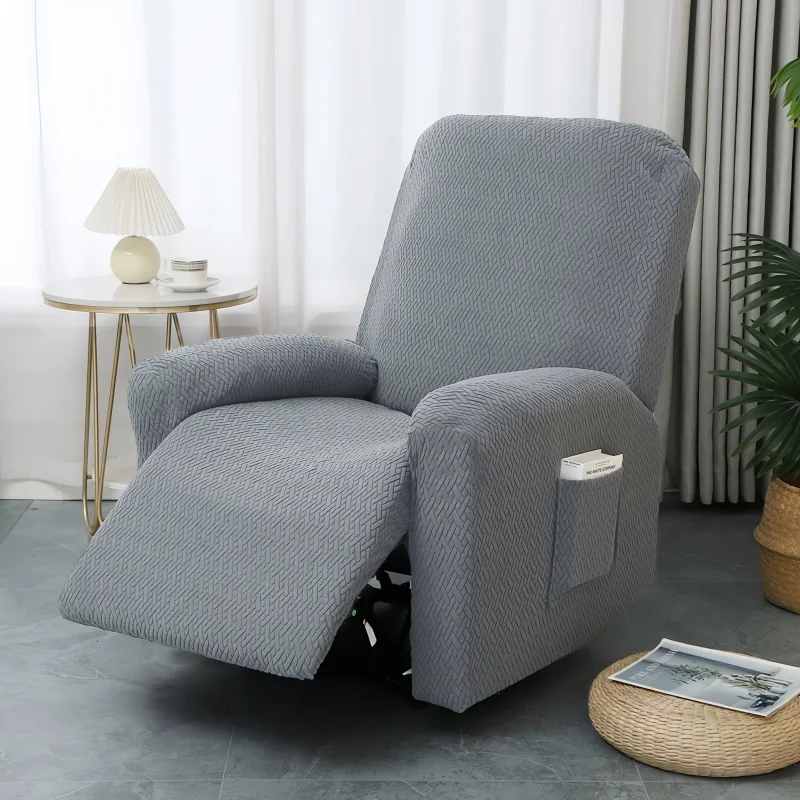 Striped High Elasticity Sofa Cover, Split All Inclusive Chivas Armchair Cover  Functional Anti Slip Living Room Sofa Chair Cover