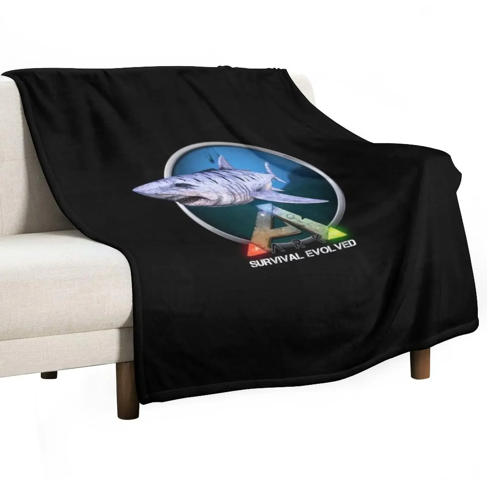 Ark Logo Throw Blanket Multi-Purpose funny gift Blankets For Sofas Blankets