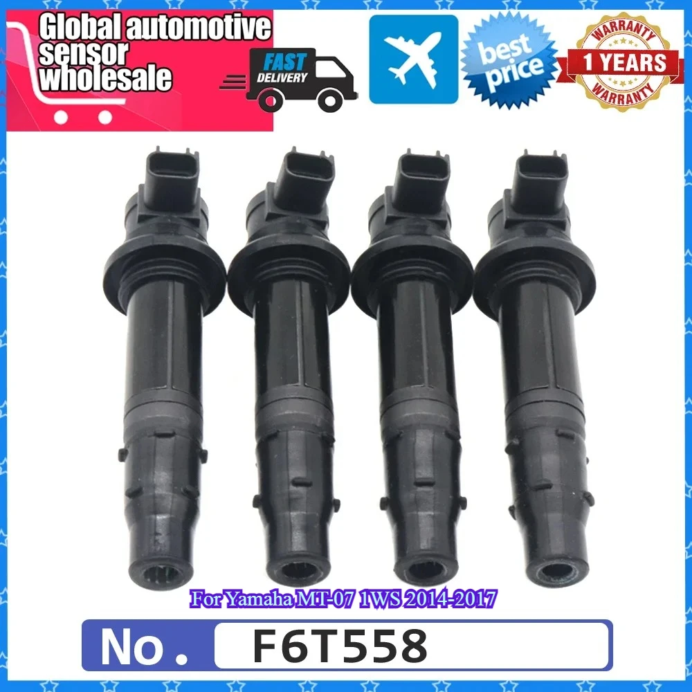 

Автомобильная катушка зажигания F6T558 для Yamaha YZF R1 R6 R6S VMX V Max R6 RJ15 Bj YZF R1FZ8 для KAWASAKI Versys 650 650R EX650C EX650J