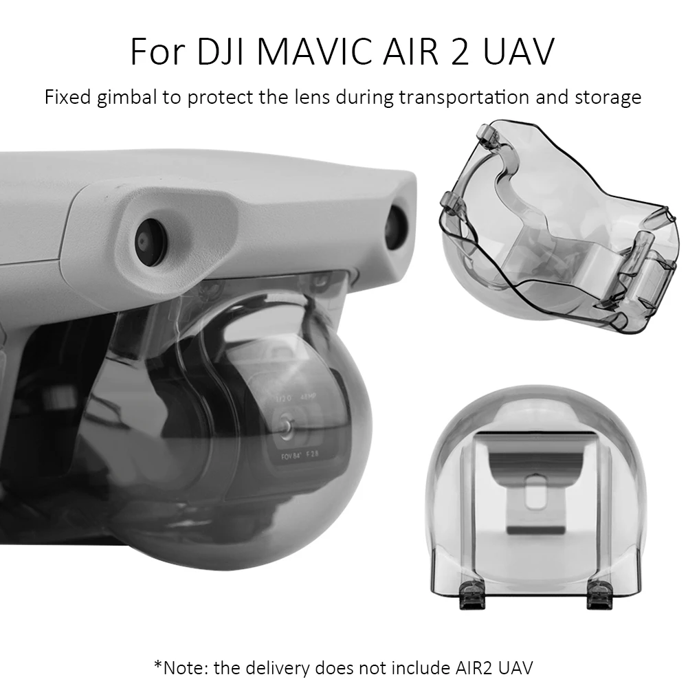 Gimbal Protector Guard Dustproof Camera Lens Cap Cover Anti-collision Gimbal Lens Protector for DJI Mavic Air 2 Drone