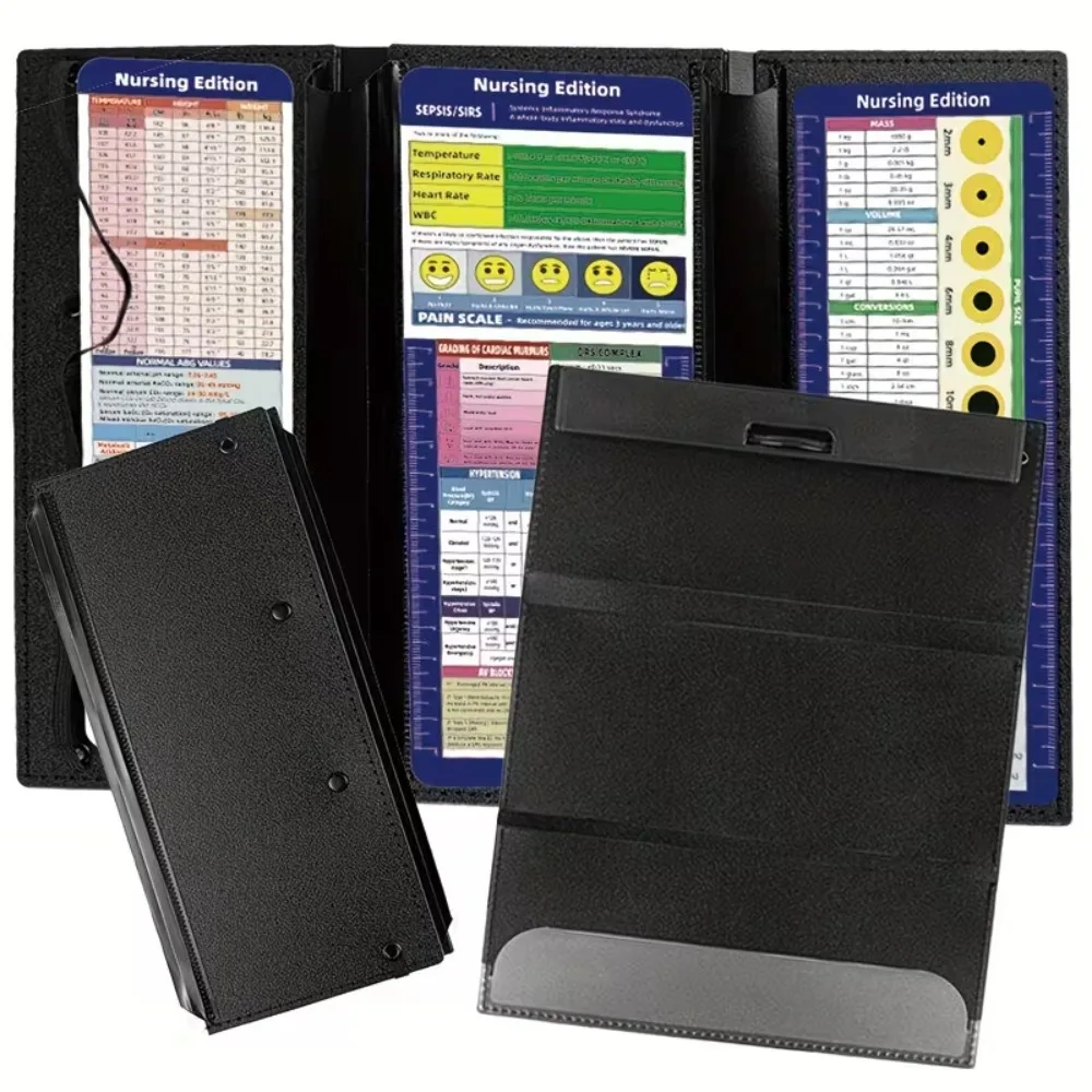 Clip Board 3 Layers Fold Design Document Folder Paper Holder Office Organizer Portable File Storage for Office School Hospital