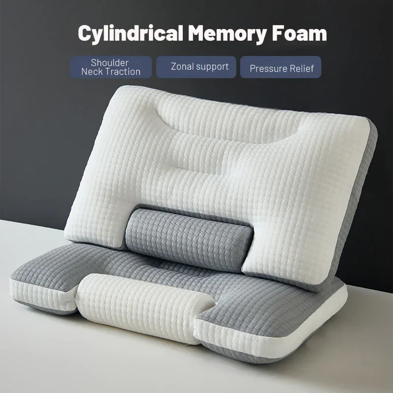 

3D Cervical Memory Foam Pillow Zero Pressure Pillow Cervical Orthopedic Neck Massage Bed Pillow Ergonomic Sleeping Home