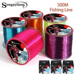 Sougayilang 500M Nylon Fishing Line 7-38lb Super Strong Fishing Line  Fluorocarbon Outer Coating Sea Fishing Tackle Pesca
