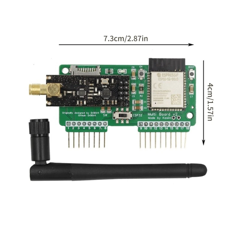 Imagem -06 - Placa Desenvolvimento sem Fio Nrf24 Mais Esp32 Wifi para Inovação da Placa Desenvolvimento Flipperzero D5qc