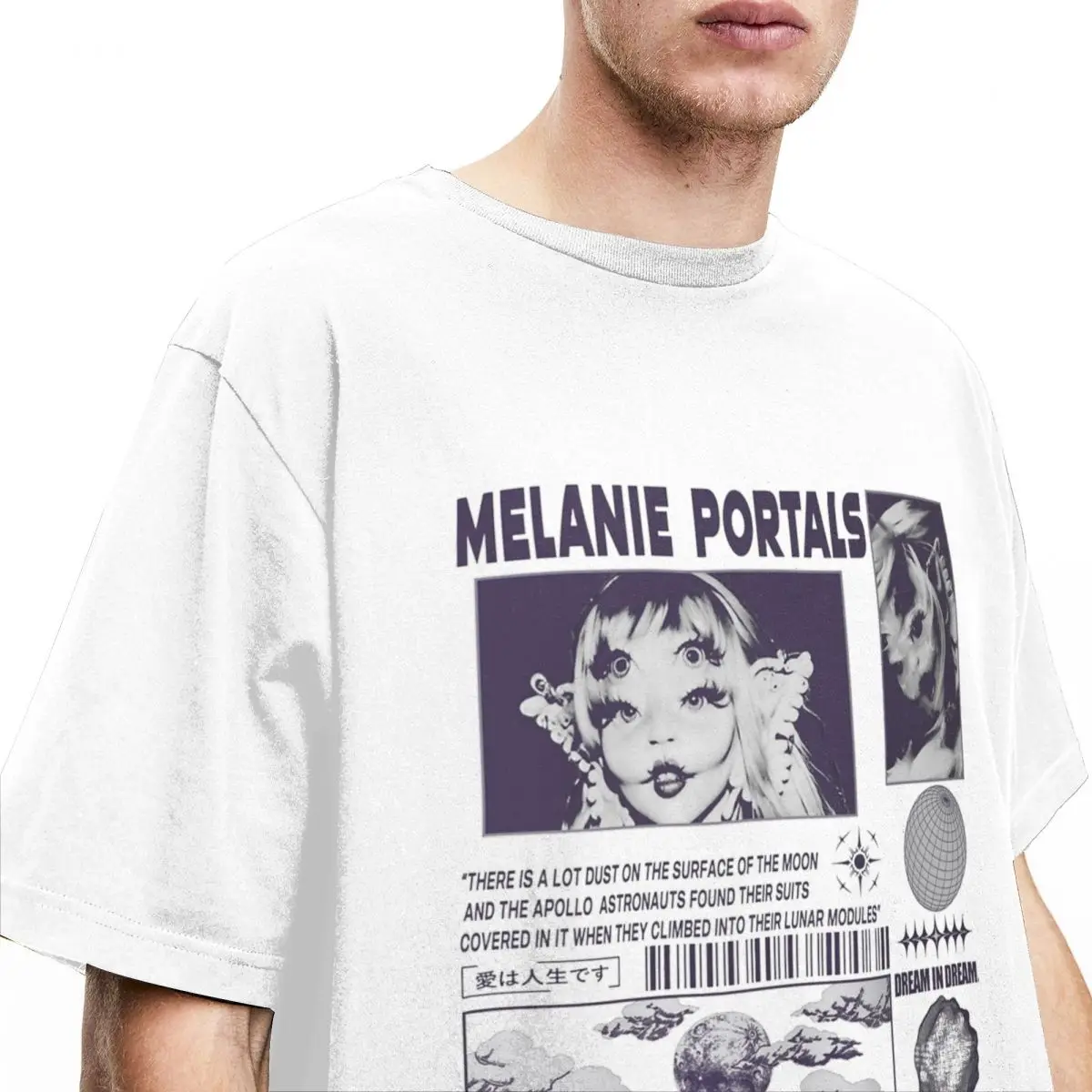 Melanie Portals T Shirts Merch Men Women 100% Cotton Vintage Round Collar Melanie Martinez Cry Baby Tee Shirt Short Sleeve Tops