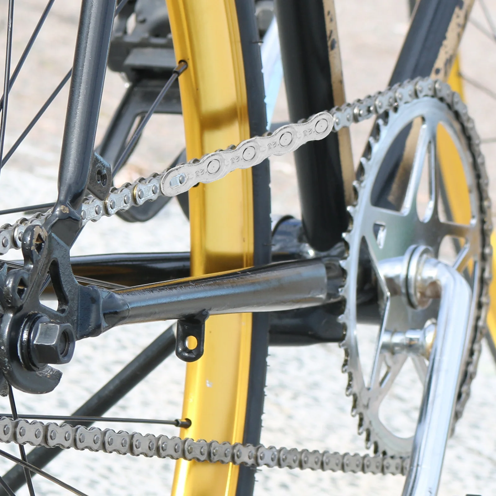 2Pairs Bike Chain Joints Steel Connectors Durable Easy Install Bikes Cycling Accessories Bike Chain Joints