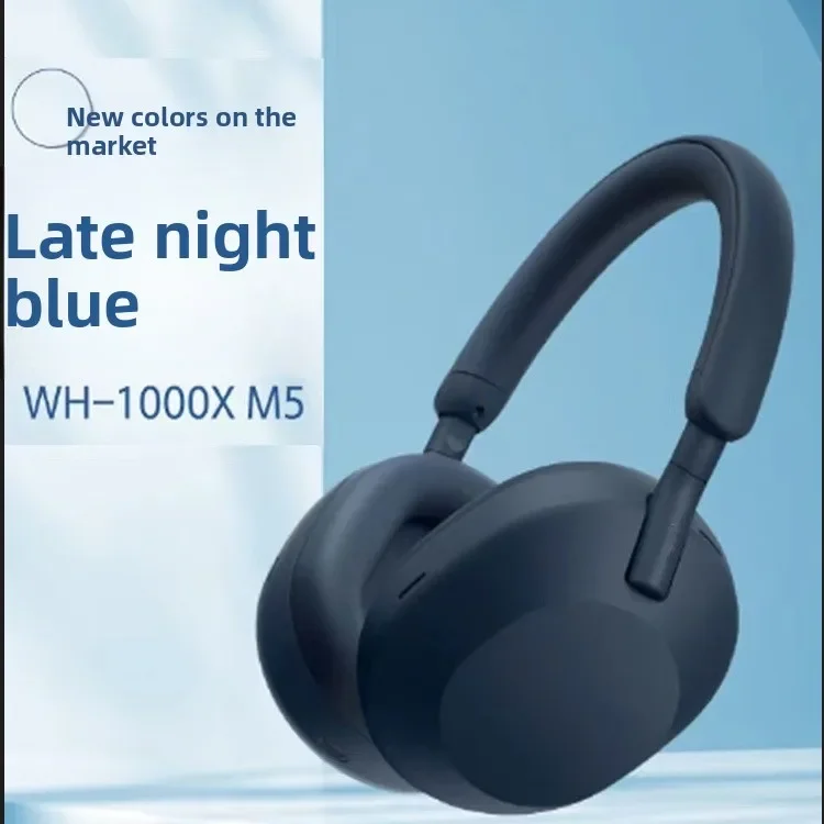 

New WH-1000XM5 Head mounted Wireless Bluetooth Earphones with Autonomous Noise Reduction Edition for Low Latency Call and Gaming