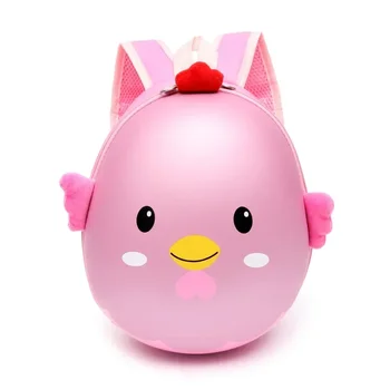 น่ารัก 3D Chick Egg Shell กระเป๋าสําหรับชายหญิงกระเป๋าเป้สะพายหลังเด็กโรงเรียนอนุบาลกระเป๋าเด็กก่อนวัยเรียนกระเป๋าเป้สะพายหลัง Mochila Escolar