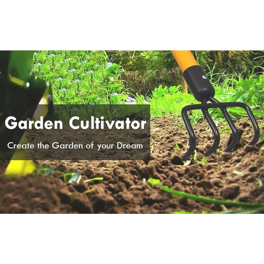 مزارع الحدائق (6 عبوات) شفرة يدوية قوية/زراعة شديدة التحمل للحفر #4