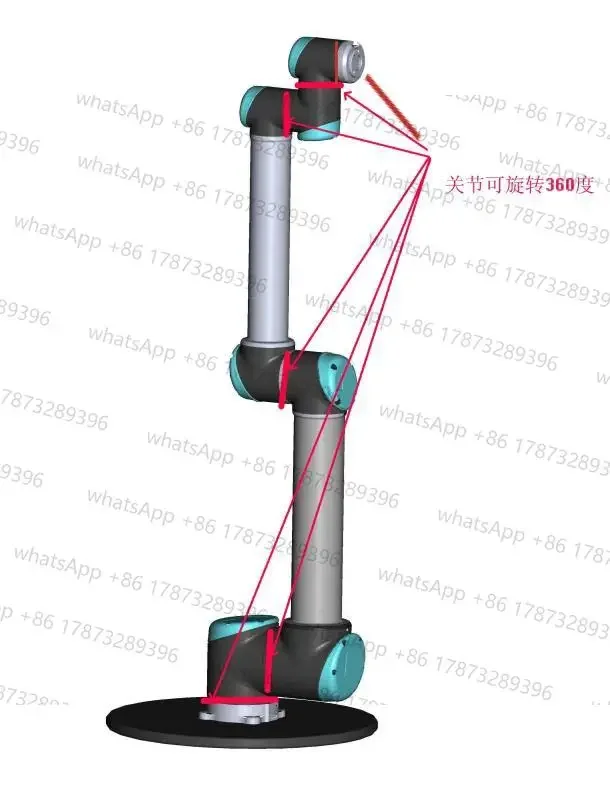 1:6 Robot Manipulator Arm Model for  5-Axis Arm Model Vertical Multiple-Joint Decoration Model