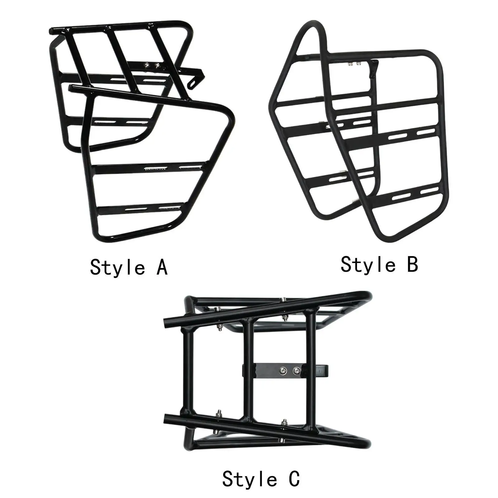

Mountain Bike Front Rack Luggage Shelf Easy to Install Cargo Pannier Bicycle Front Fork Rack for Riding Road Bike Equipment