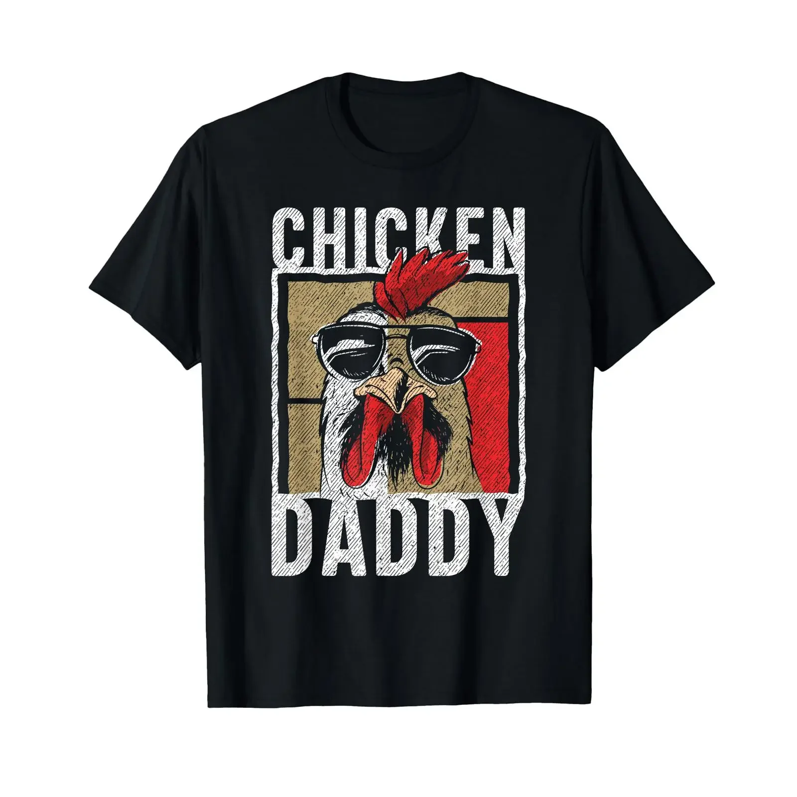 Chicken Daddy a Fun Design for Every Rooster in The Basket T Shirt vintage Washed graphic streetwear homme Unisex Comfortable