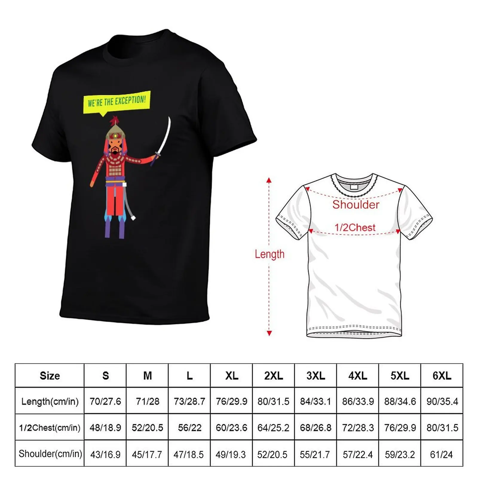 Crash Course Mongols We're the Exception T-Shirt Short sleeve tee animal prinfor boys mens t shirts pack