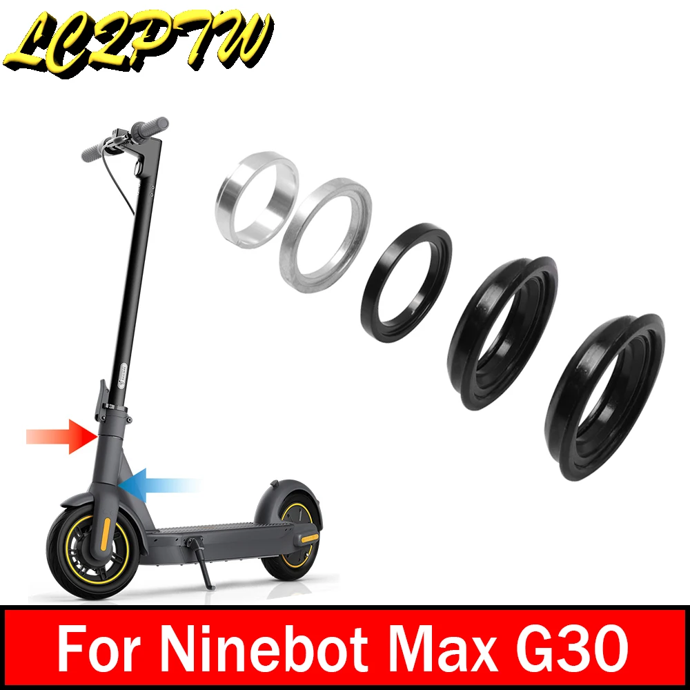 Aluminum Front Fork Tube Bearing Bowl for Segway Ninebot Max G30 /G30D/ G30P KickScooter Manganese Steel Rotating Steering Sets