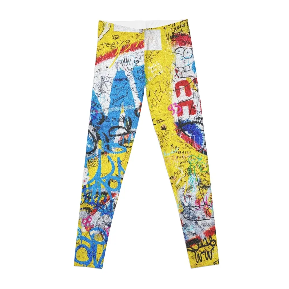 Peace Sign on the Berlin Wall Leggings gym clothing Fitness's gym clothes Womens Leggings