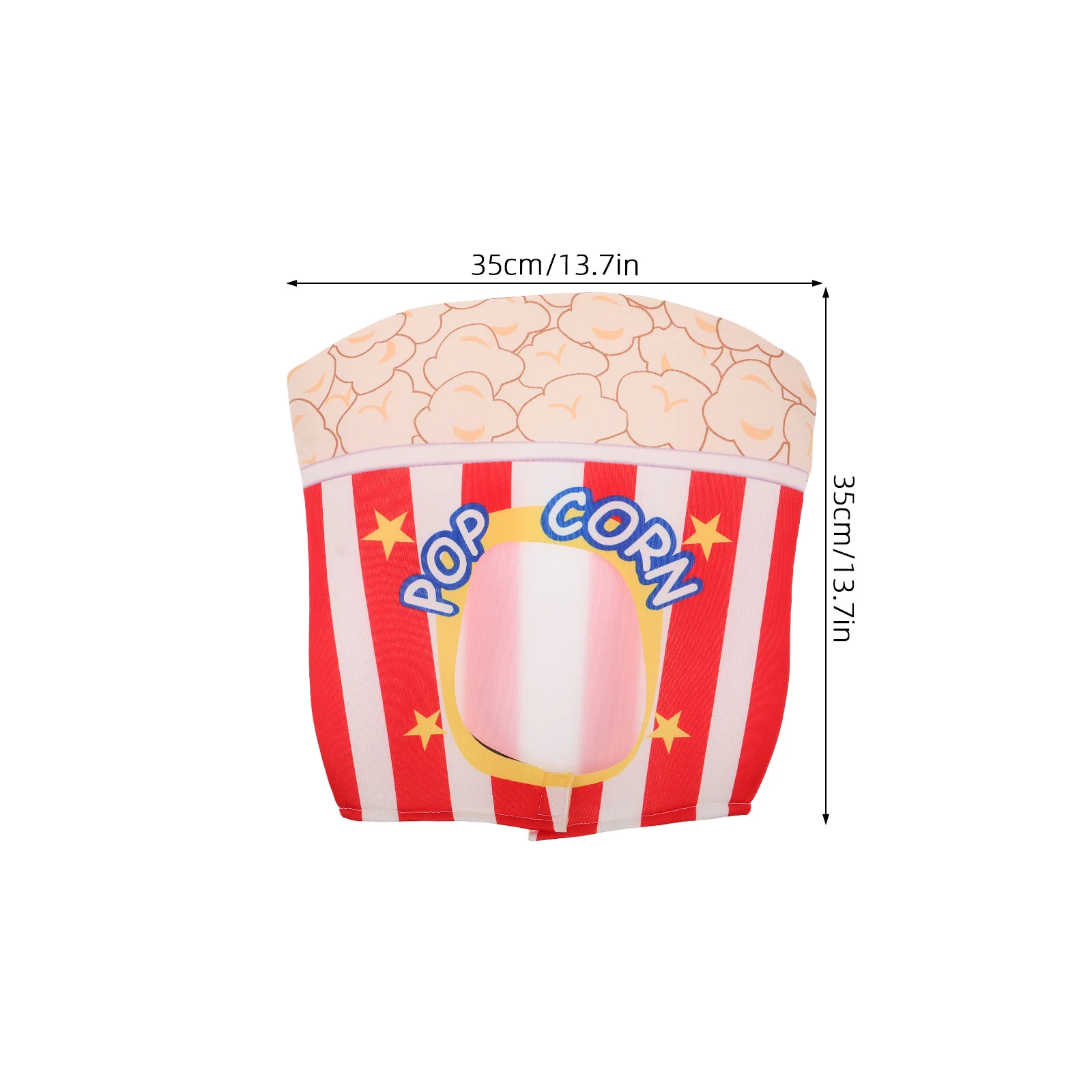 1 pz secchiello per popcorn costume cappello copricapo festivo per la festa notturna di film Halloween Natale compleanno carnevale cabina fotografica prop