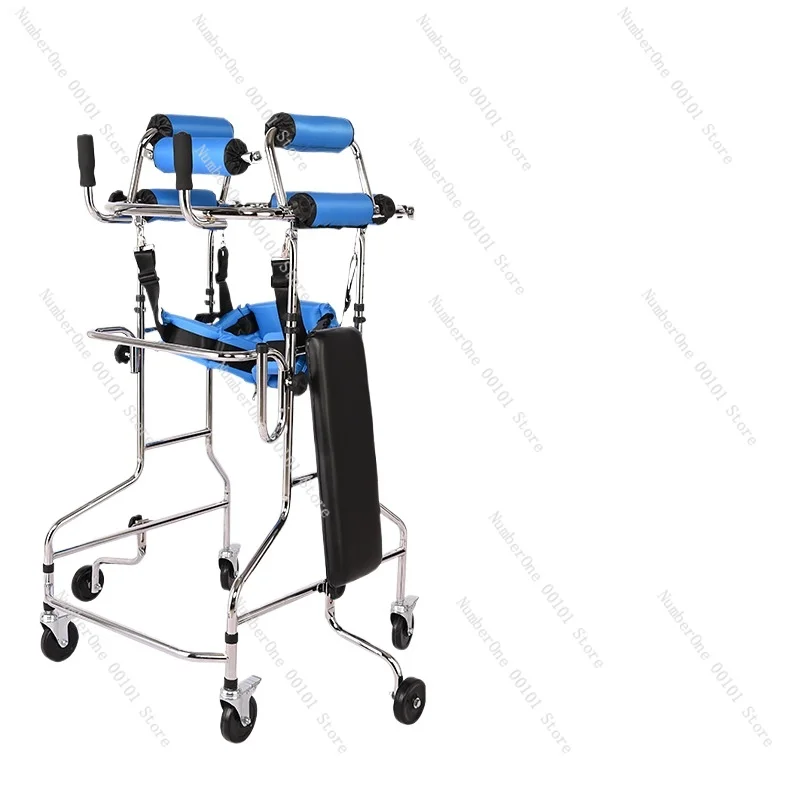 Home Walker Machine Adult Assistive Device Hemiplegic Walker 6 Wheel Walkers Rollator Stroller For Elderly