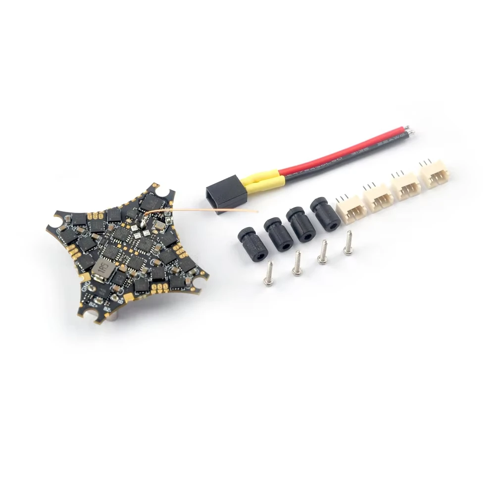 HappyModel SuperX HD ELRS 1-2S AIO Flight Controlelr Built-in 12A ESC UART ELRS V3 RX for Mobula6 HDZero Moblite7 Walksnail