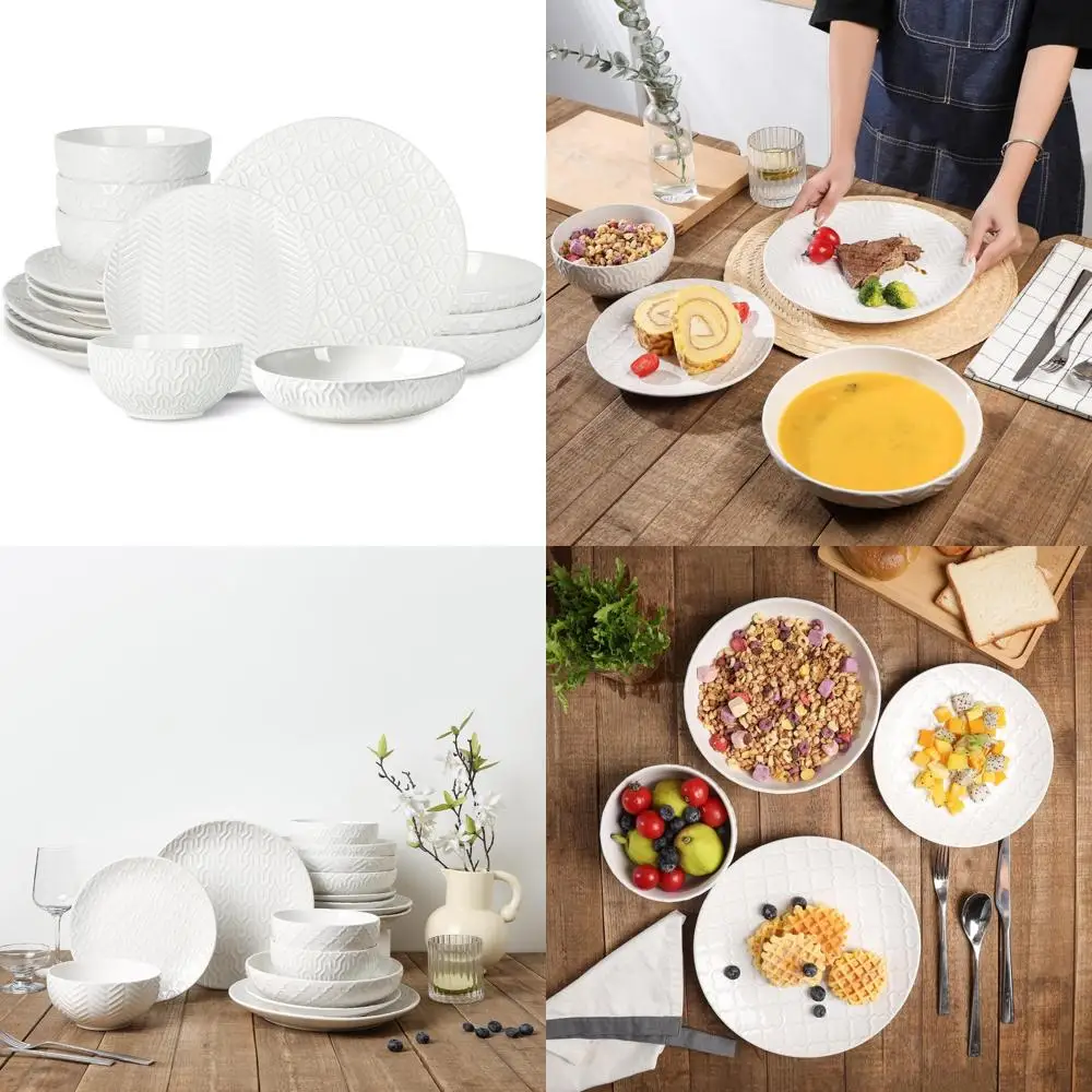

livingware country cottage 8.5" lunch plate [set of 6]