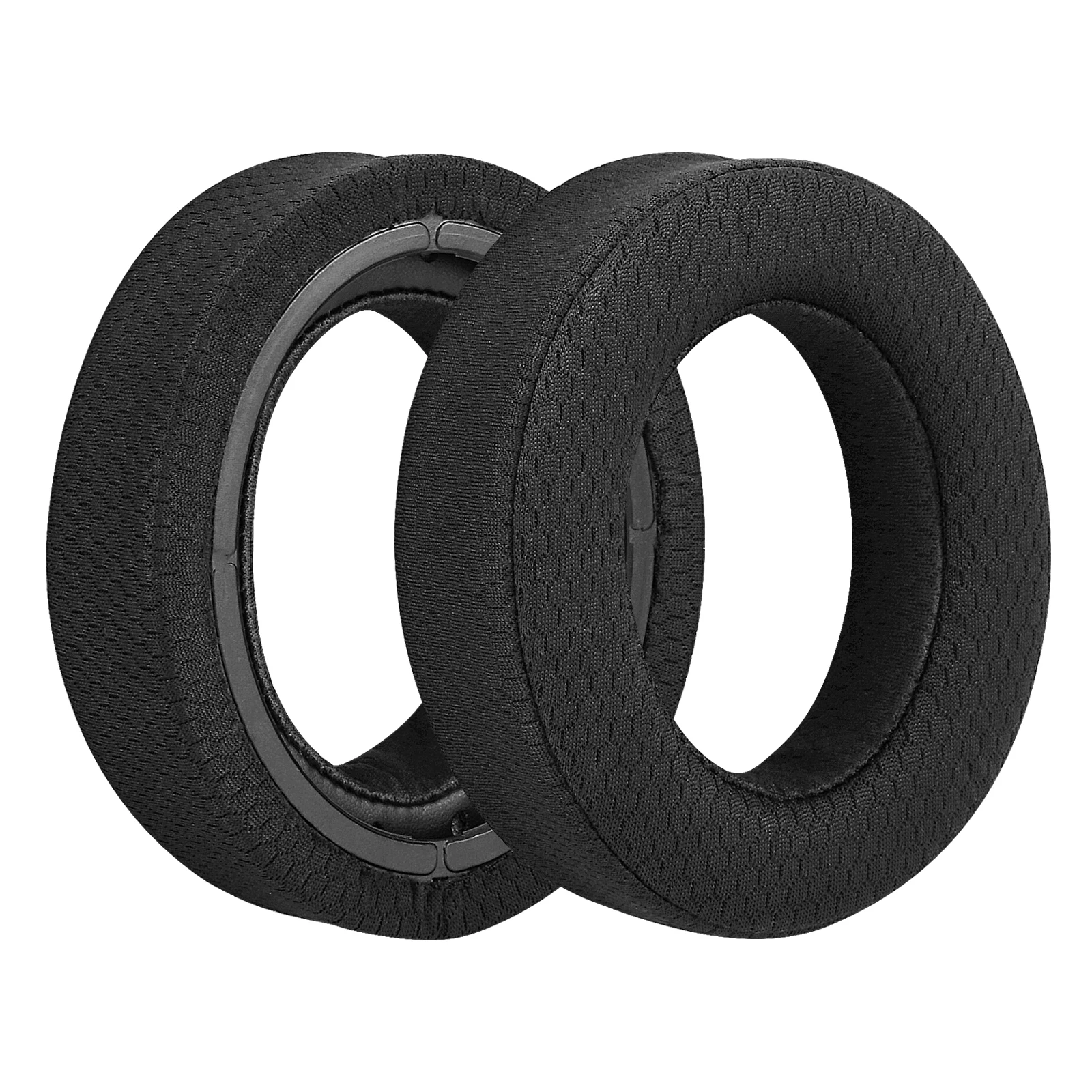 Geekria Comfort Mesh Fabric Replacement Ear Pads for Corsair HS70 PRO, HS60 PRO, HS50 PRO Headphones Ear Cushions