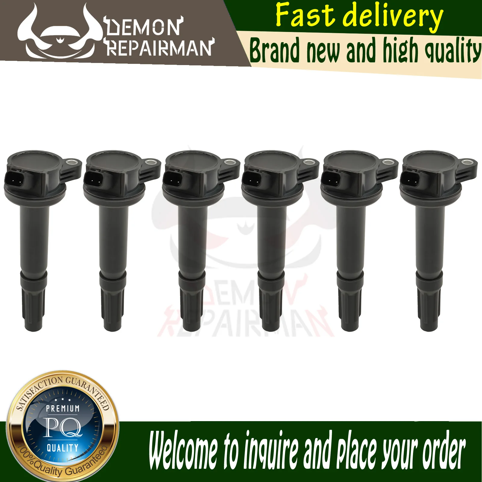 6pcs Ignition Coil 112029302 6E5E-12A375BA 6E5E-12A375BB Replacement Of Ford Escape Fusion Zephyr Tribute 3L