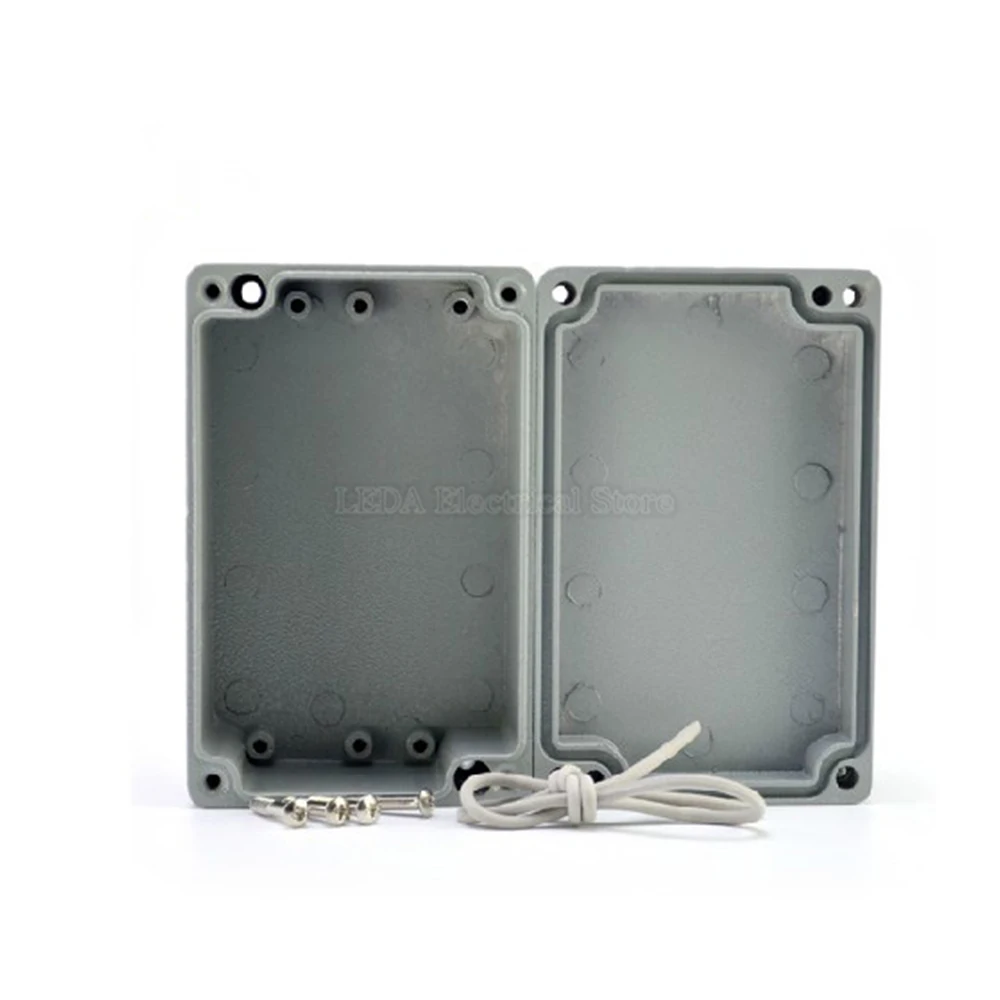 1Pc Cast Aluminum Junction Box Metal Button Box Power Box Aluminum Alloy Wire Box Indoor and Outdoor Waterproof Box Terminal Box