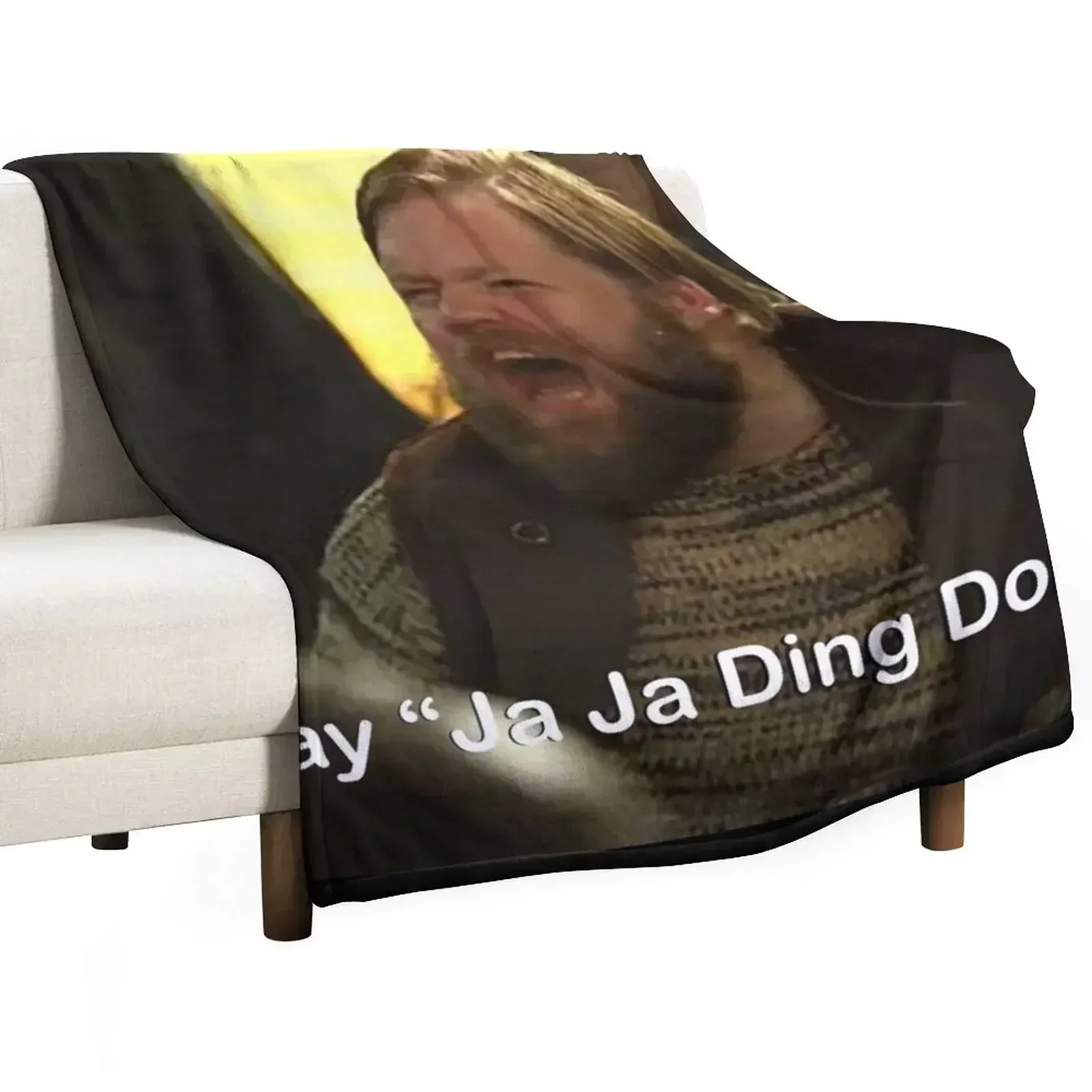 Play Ja Ja Ding Dong! Throw Blanket anime Flannels Blankets For Bed for babies Blankets