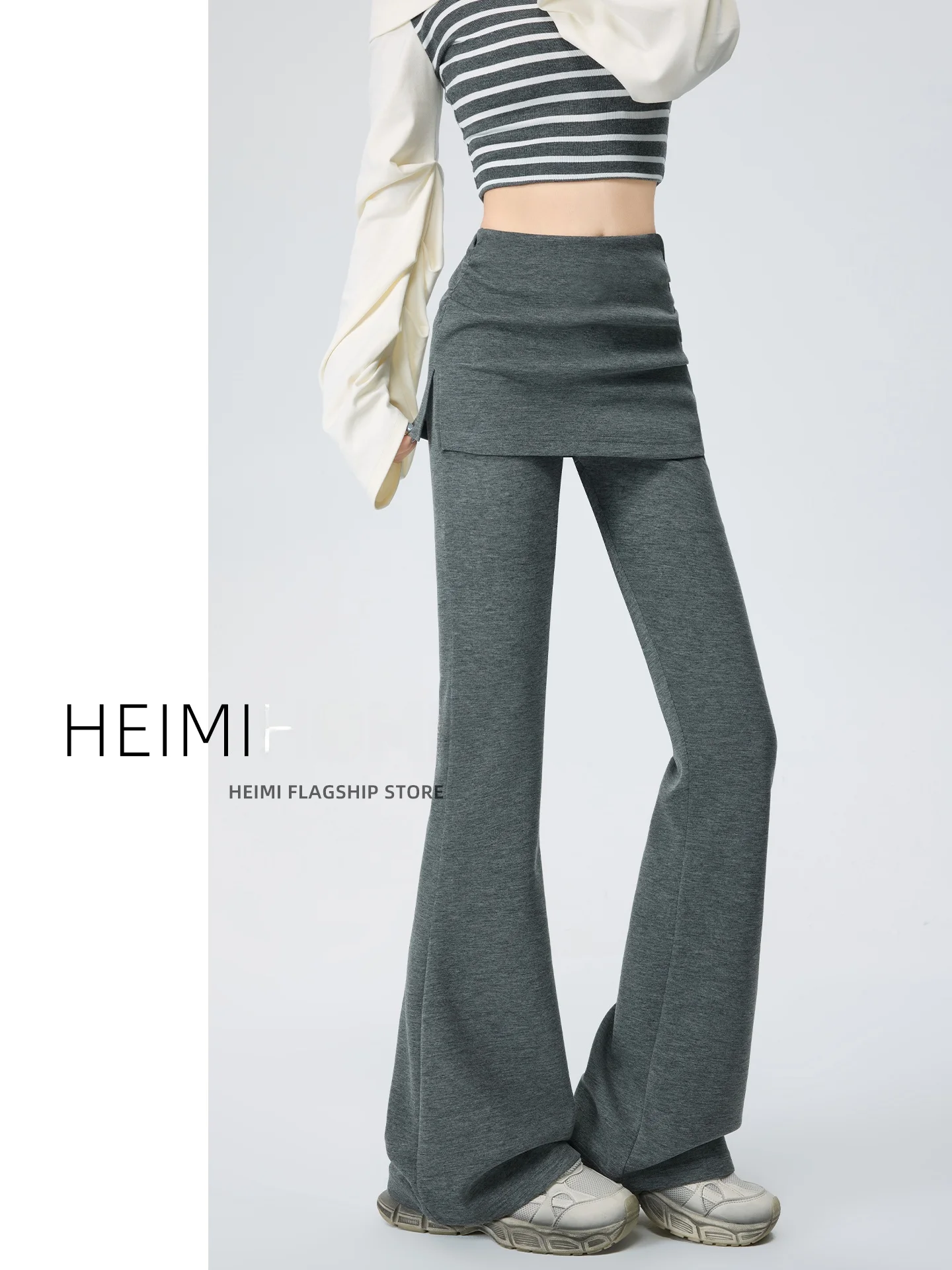 

Женские повседневные расклешенные брюки для йоги с высокой талией Deep ey, весенне-летние, дизайнерские, с эффектом подтяжки ягодиц, спортивные штаны