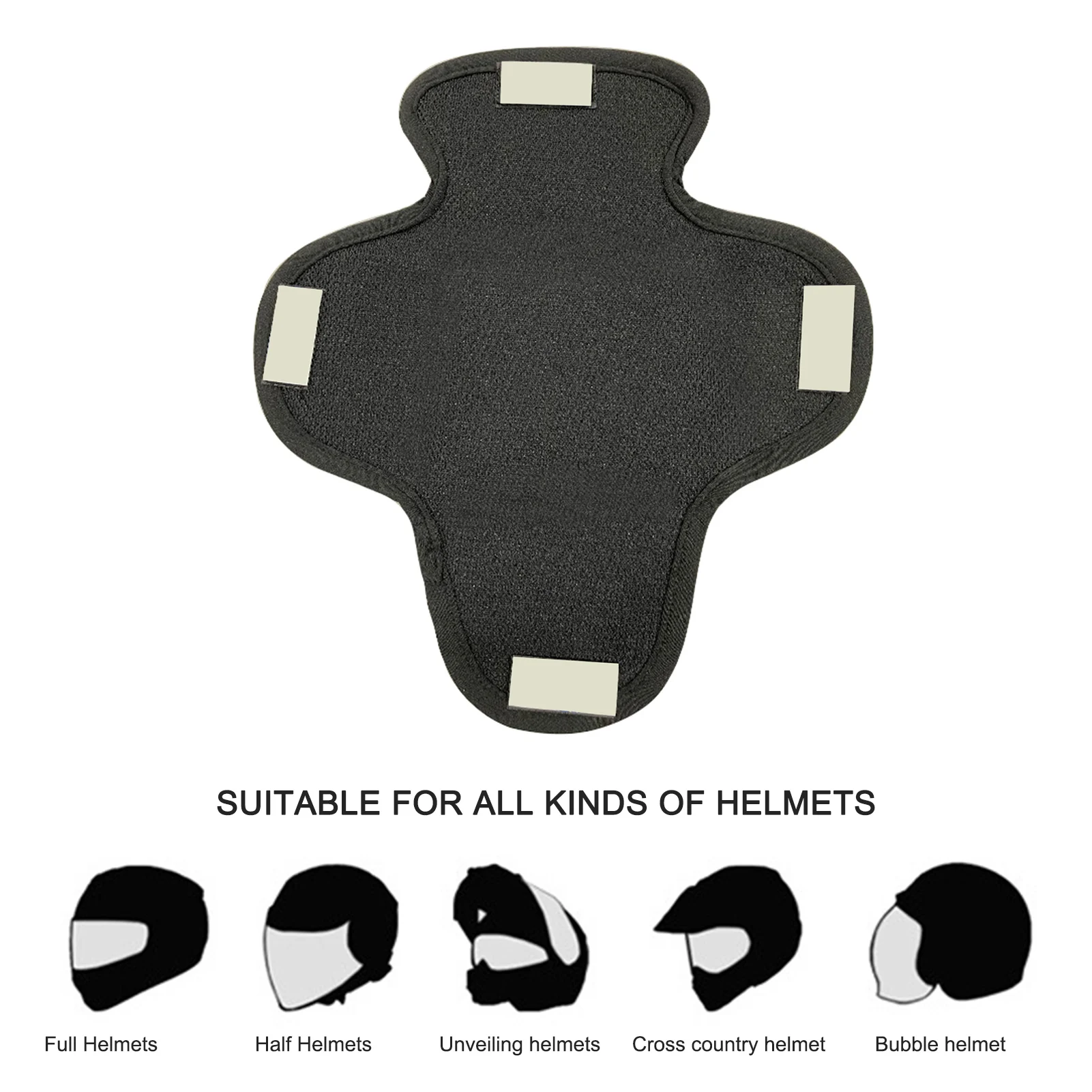 Motorcycle Helmet Liner,Anti Sweat Cooling Breathable Helmet Lining,Absorbs Dripping Sweat,Reusable & Washable Helmet Inner Pad