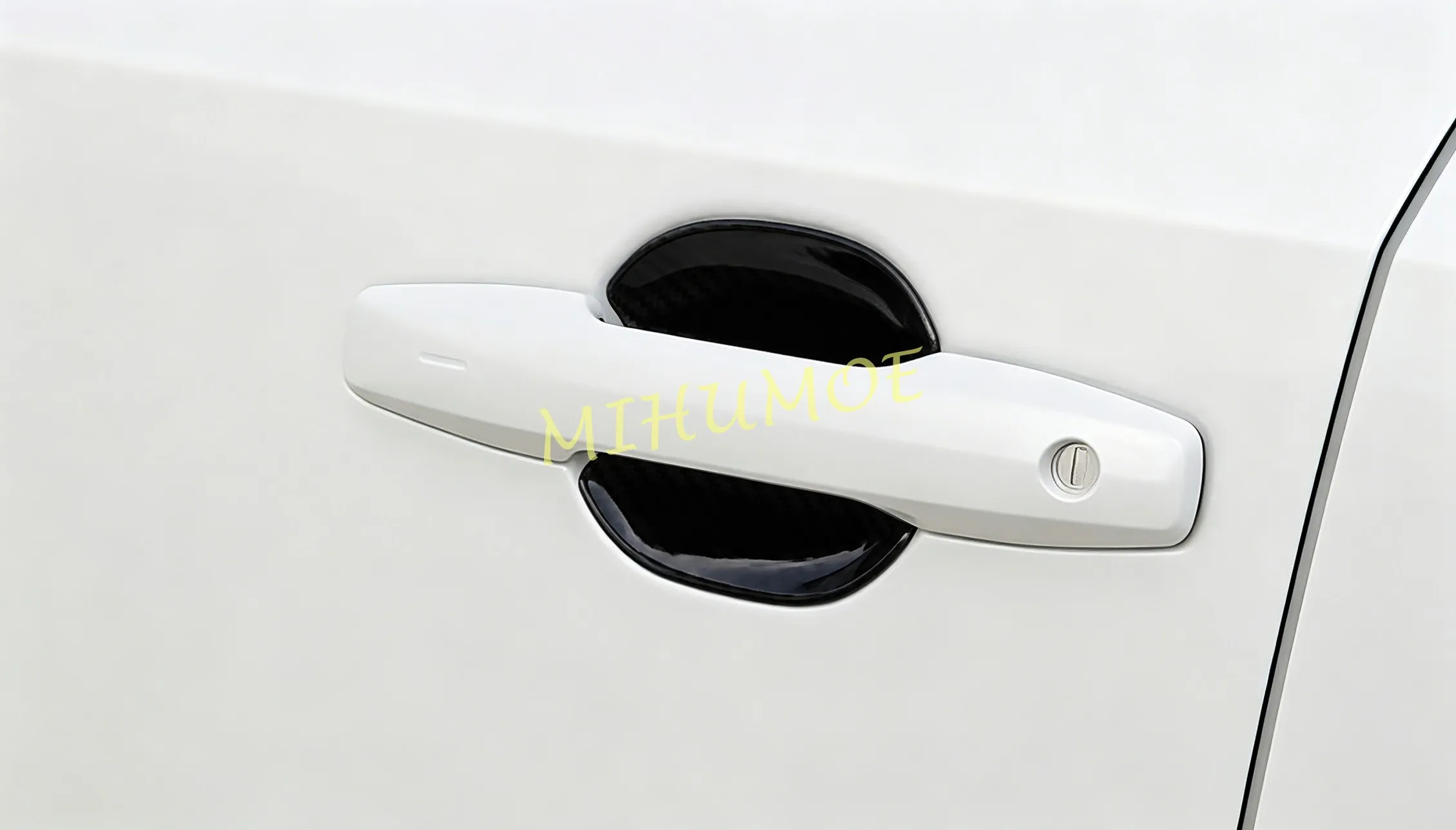 For 2026 2027 2028 Toyota RAV4 AX60 4Pcs Glossy Black Car Door Handle Bowl Cup Sticker Cover Trim Decorative Accessories