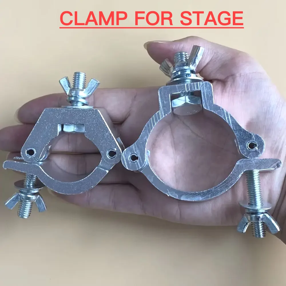 Stage DJ Light Clamp Aluminum Truss Stand Hanger Hook Mount 28-35mm 46-51mm Tube Para Luces Beam Moving Head DMX LED Fog Machine