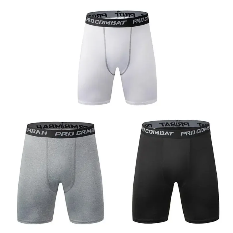 سراويل ضيقة رياضية جديدة للرجال لعام 2025 ، سراويل ضيقة مضغوطة مرنة للياقة البدنية ، شورت سريع الجفاف ، شورت مرن للتدريب على الجري #6